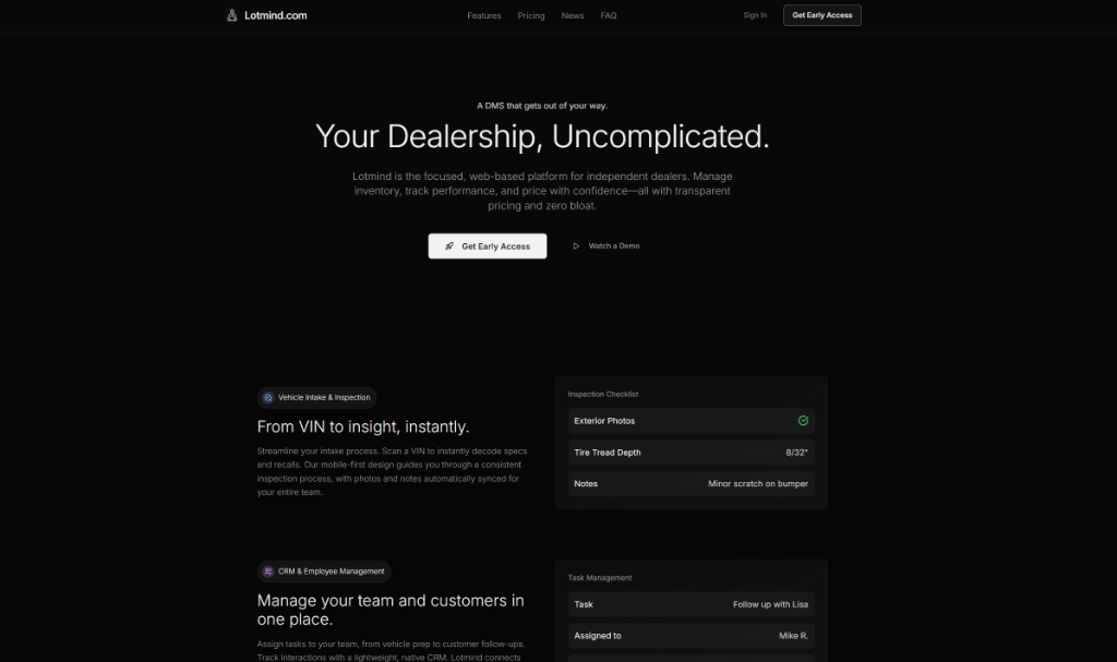 Lotmind screenshot