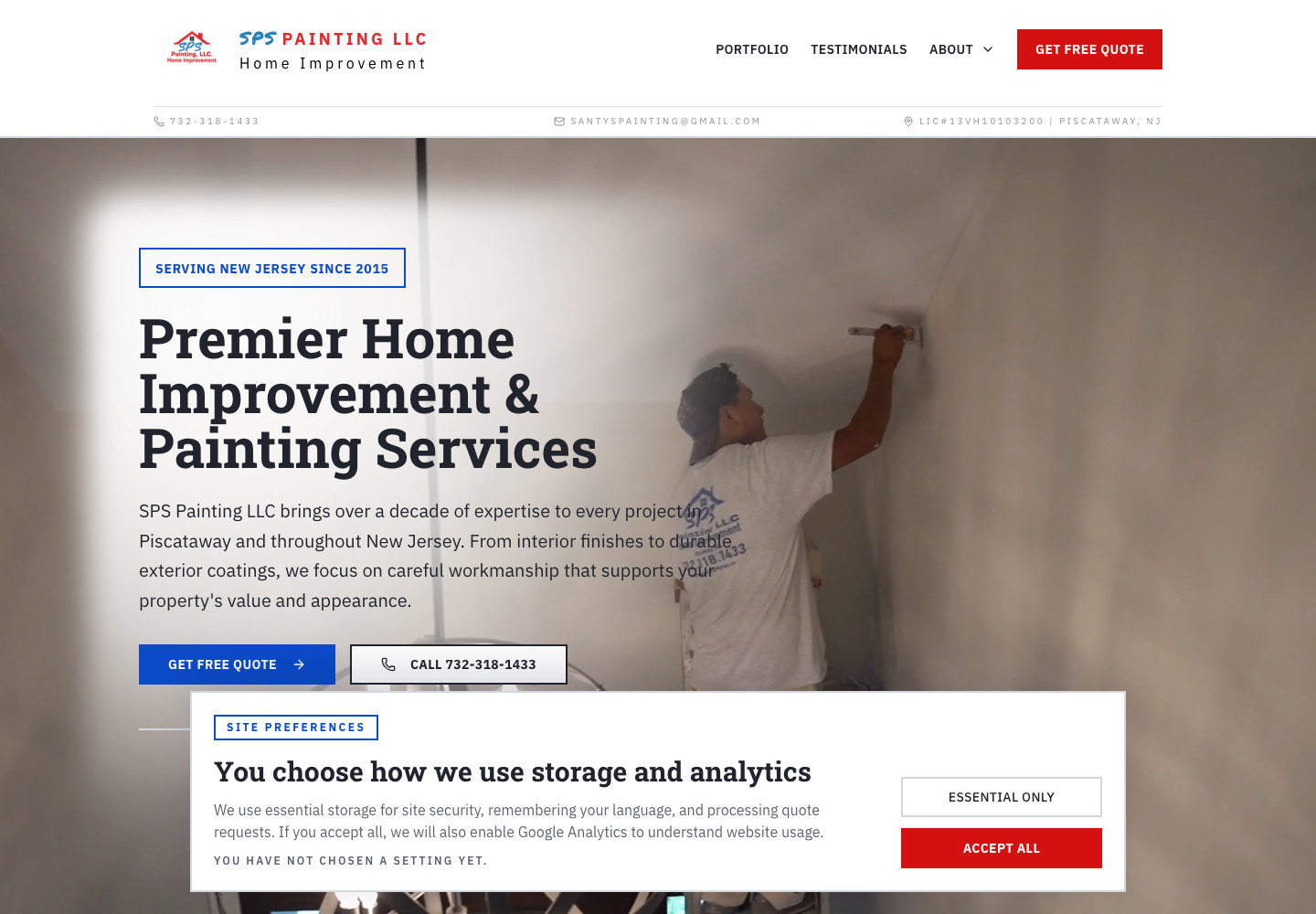SPS Painting LLC screenshot